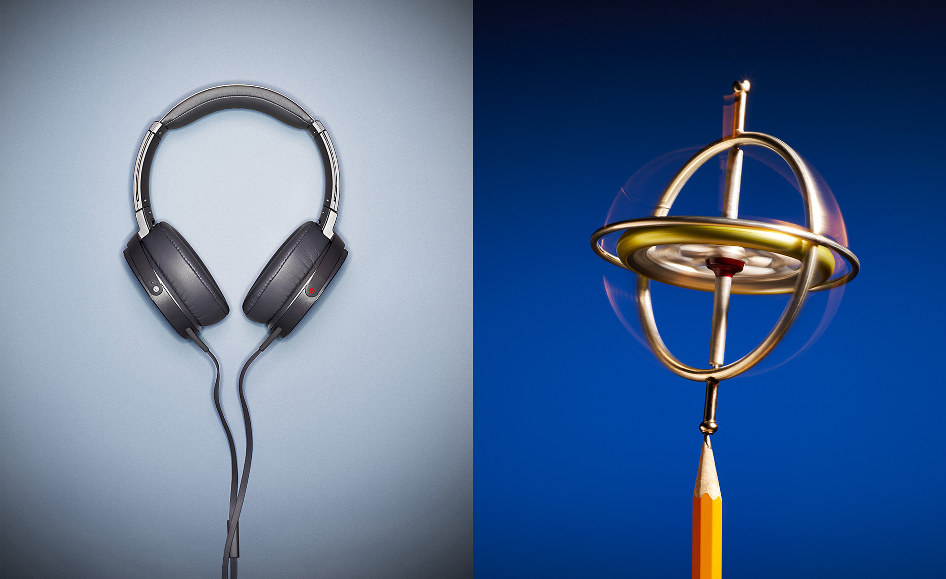 Sony Headphones & Spinning Gyro, Greg Shapps, Shapps Photography, LLC.